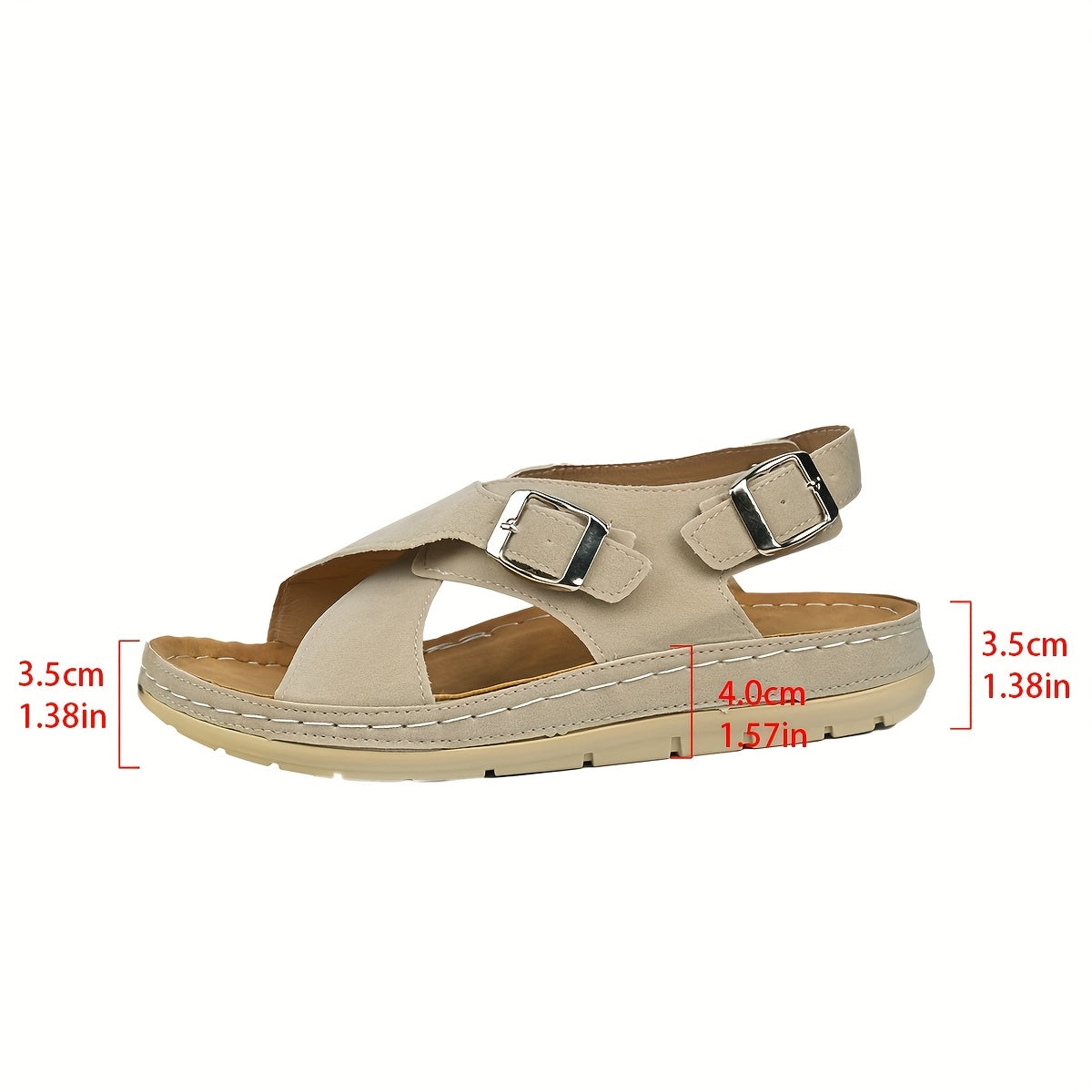 Liora™ | Criss-Cross Comfort Sandals