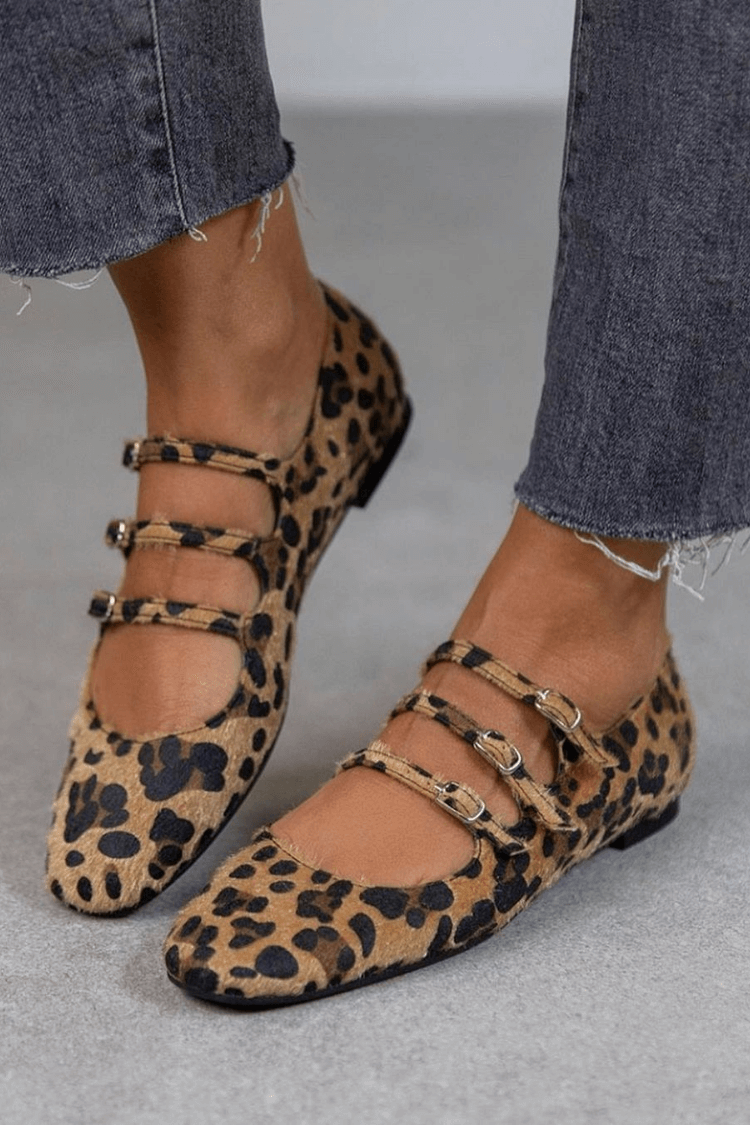 Kiri™ | Chic Leopard Flats