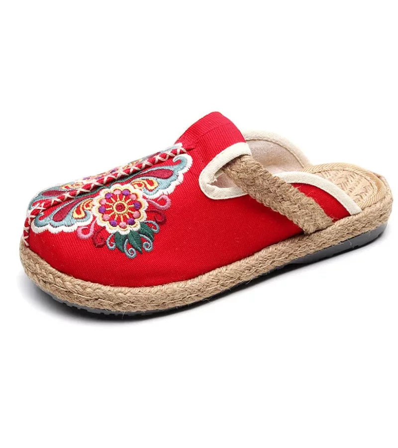 Flora™ | Ultra-Light Embroidered Sandals