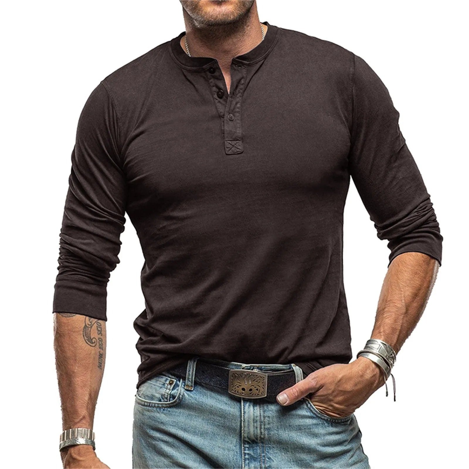 Marijn™ | Vintage Long Sleeve Shirt