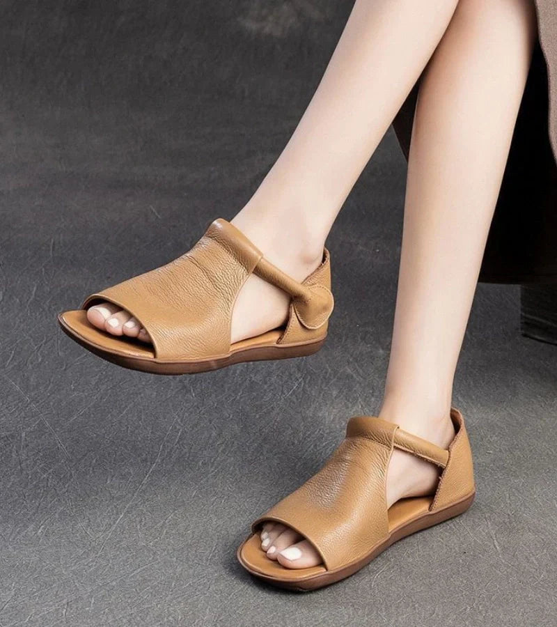 Marcella™ | Vintage Flat Sandals for Every Occasion