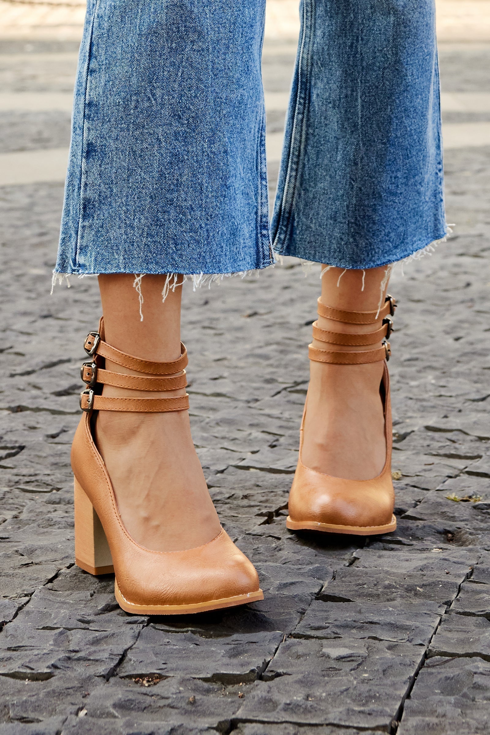 Willow™ | Chunky Heel Strappy Sandals