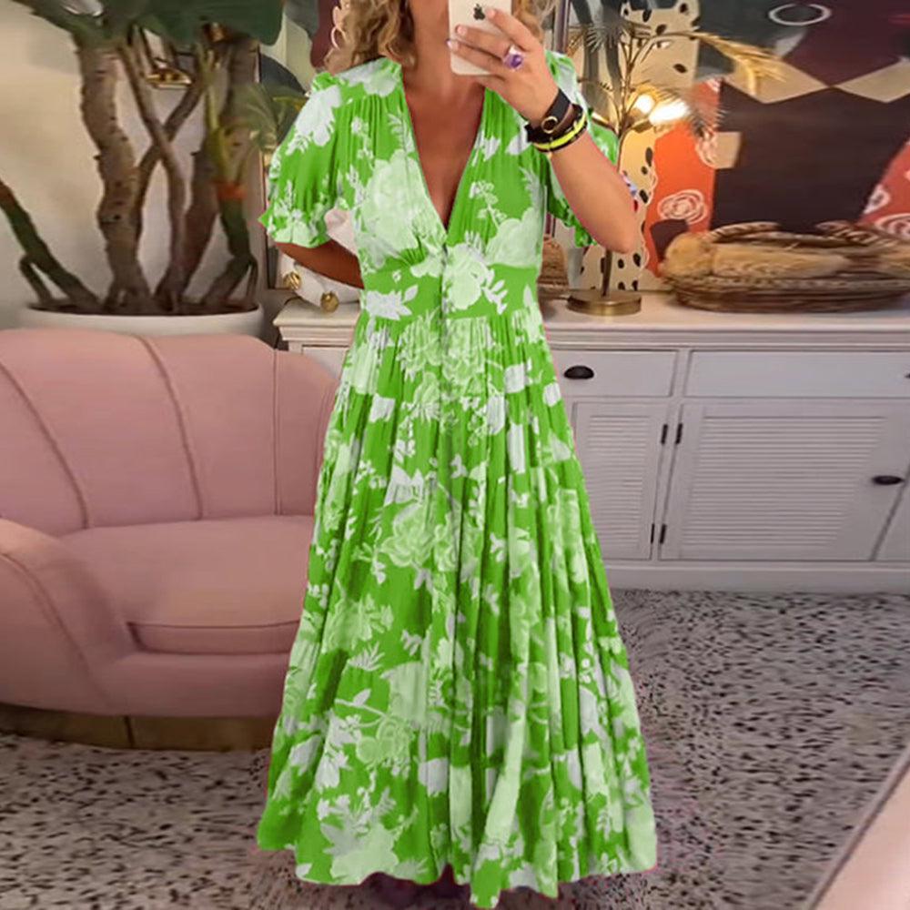 Rosae™ | Vibrant Floral Maxi Dress – Feel Beautiful, Effortlessly