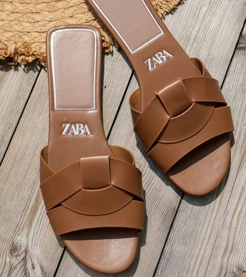 Maris™ | Low Sandals with Woven Elegance