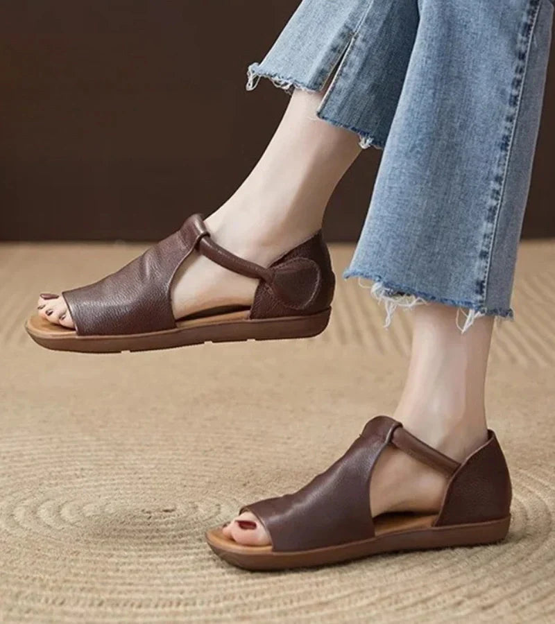 Marcella™ | Vintage Flat Sandals for Every Occasion