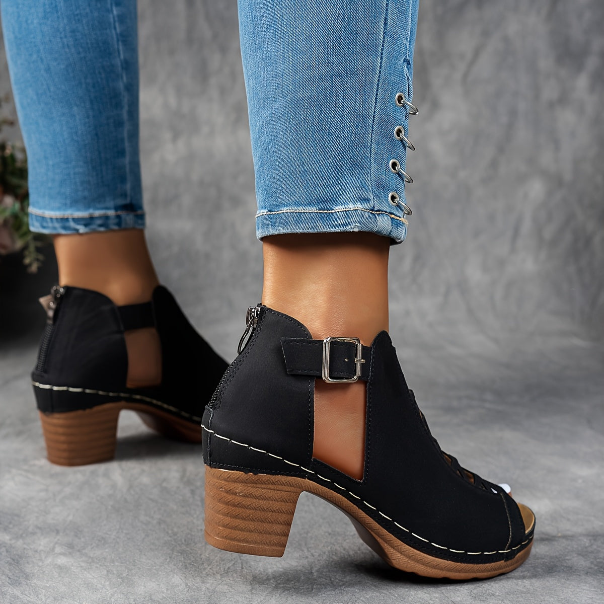 Nessa™ | Lattice Heel Sandals