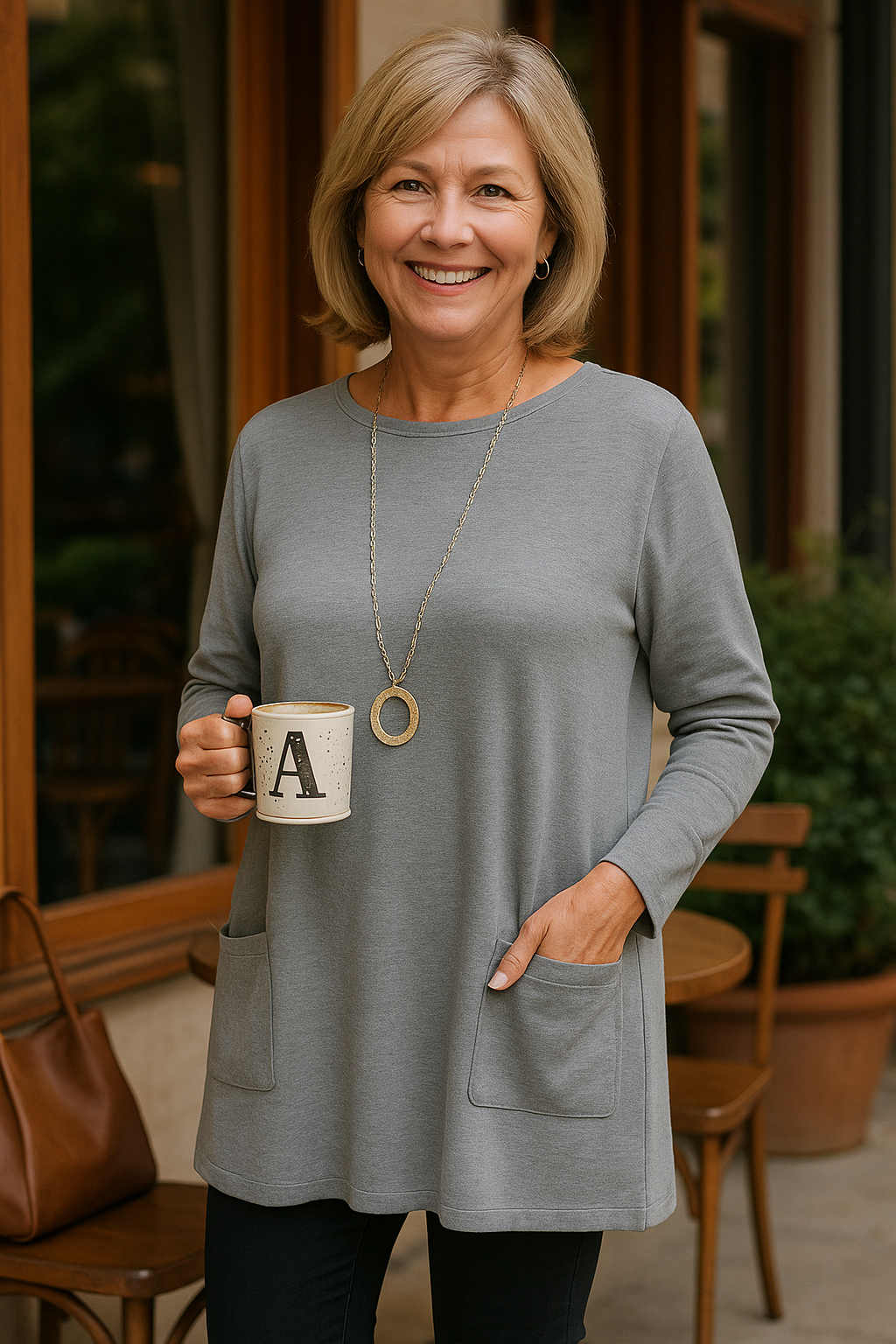 Isola™ | Everyday Tunic – Effortless Elegance with Practical Pockets