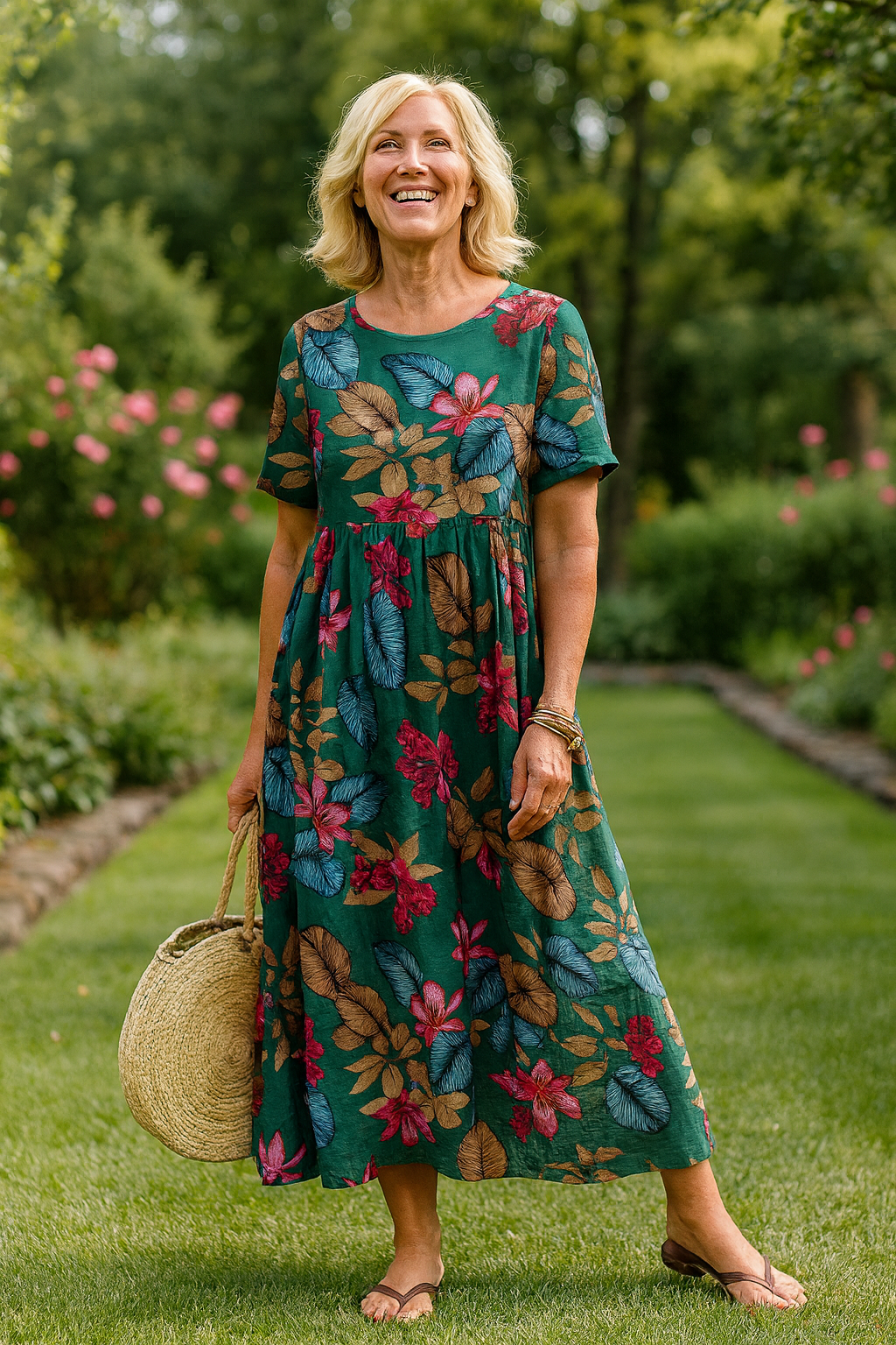 Masie™ | Breezy Floral Maxi Dress – Where Comfort Meets Confidence