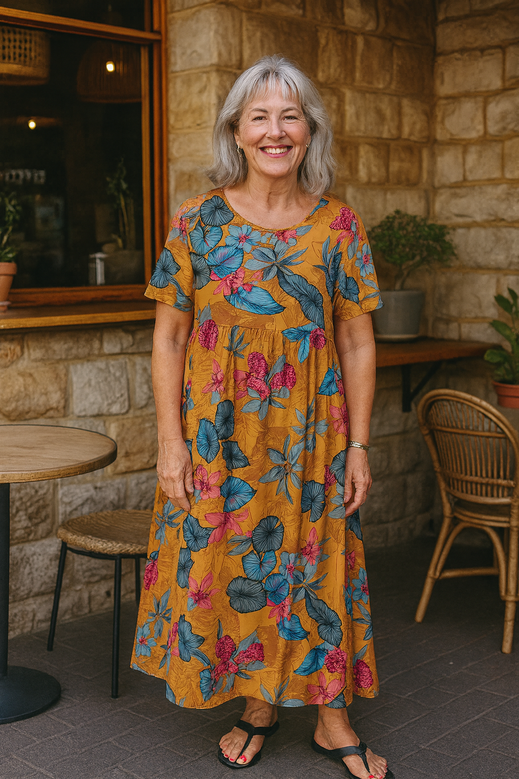 Masie™ | Breezy Floral Maxi Dress – Where Comfort Meets Confidence