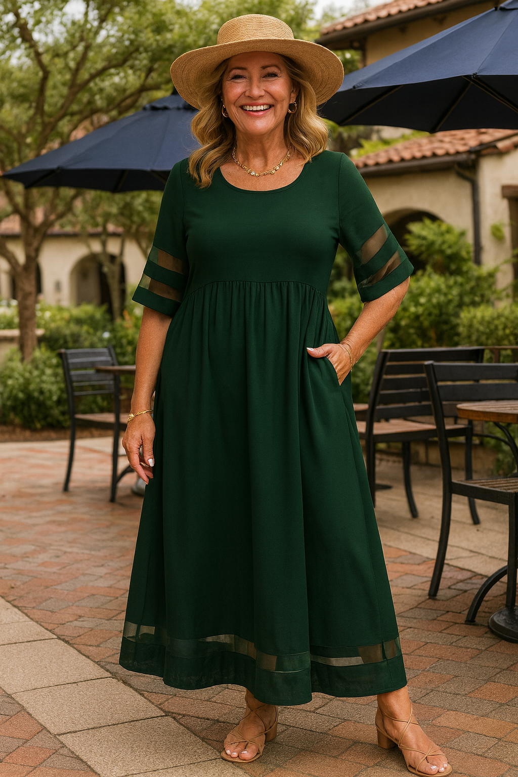 Alurea™ | Elegant Maxi Dress – Timeless Comfort, Effortless Confidence