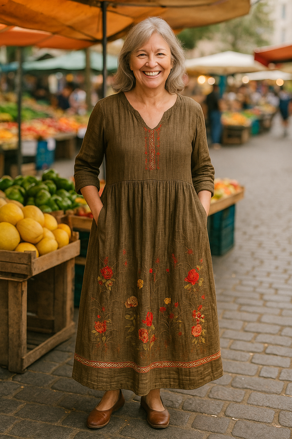 Noelia™ | Comfort Maxi Dress – Effortless Elegance, All-Day Confidence