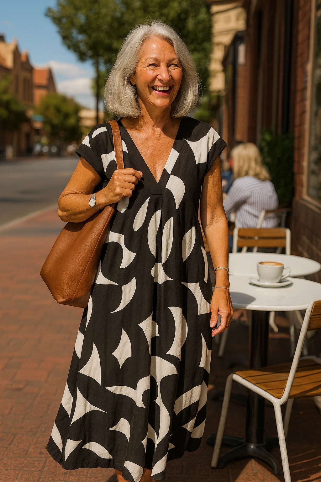 Corinne™ | Sophisticated Maxi Dress – Flattering Fit with Tummy Coverage