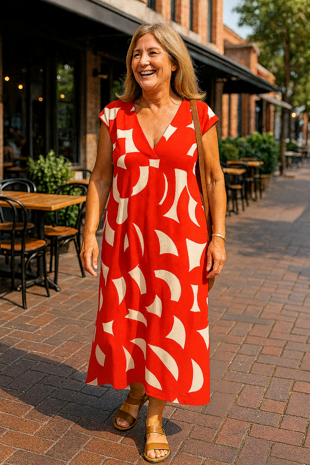 Corinne™ | Sophisticated Maxi Dress – Flattering Fit with Tummy Coverage