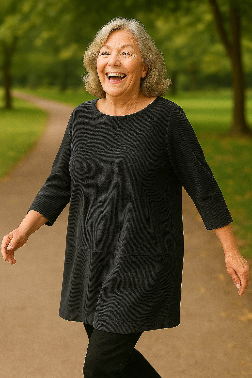 Marley™ | Soft Cord Tunic – Effortless Comfort, Quiet Elegance