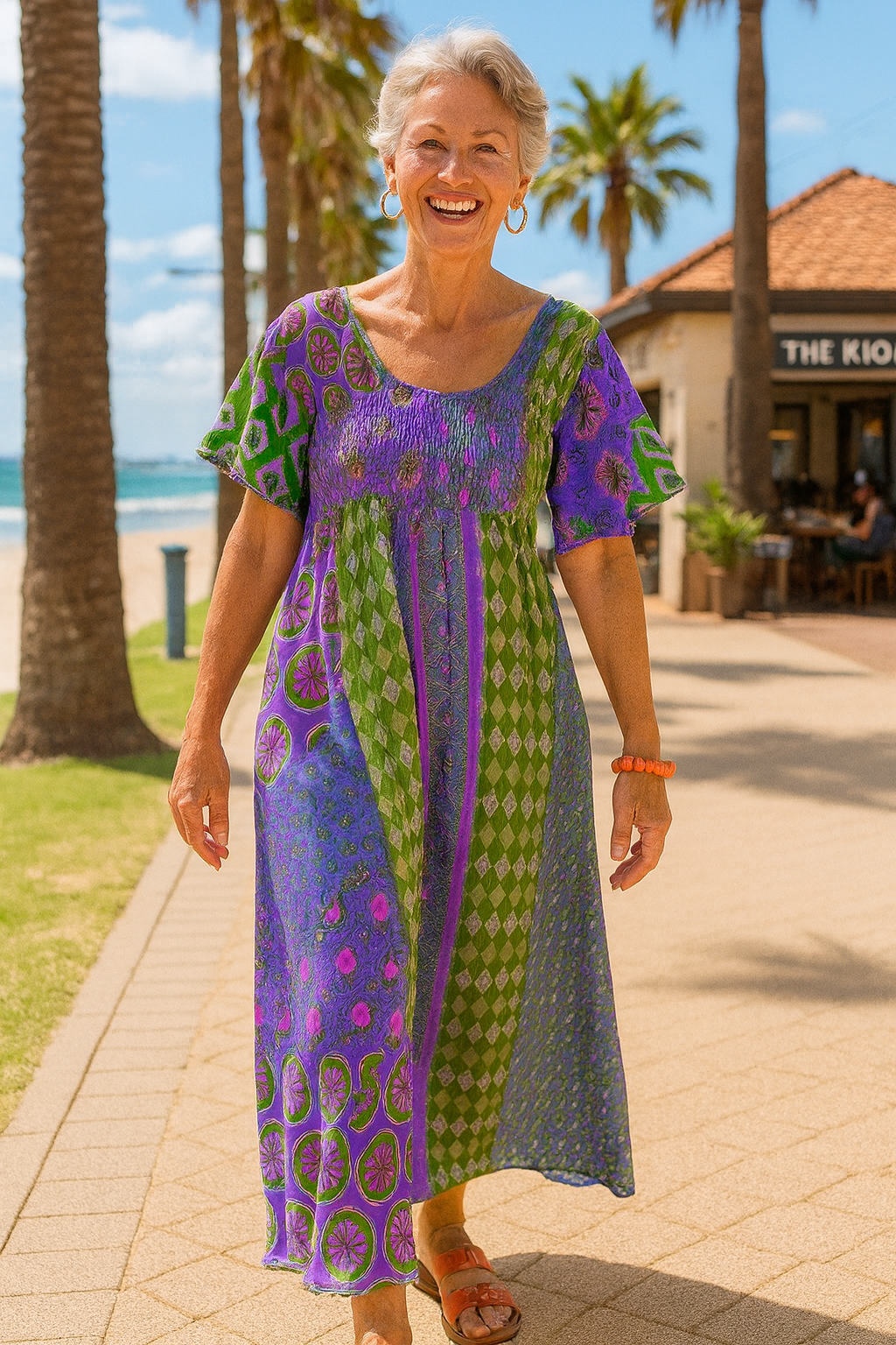 Althea™ | Comfort Maxi Dress – Flattering Ease for Every Day