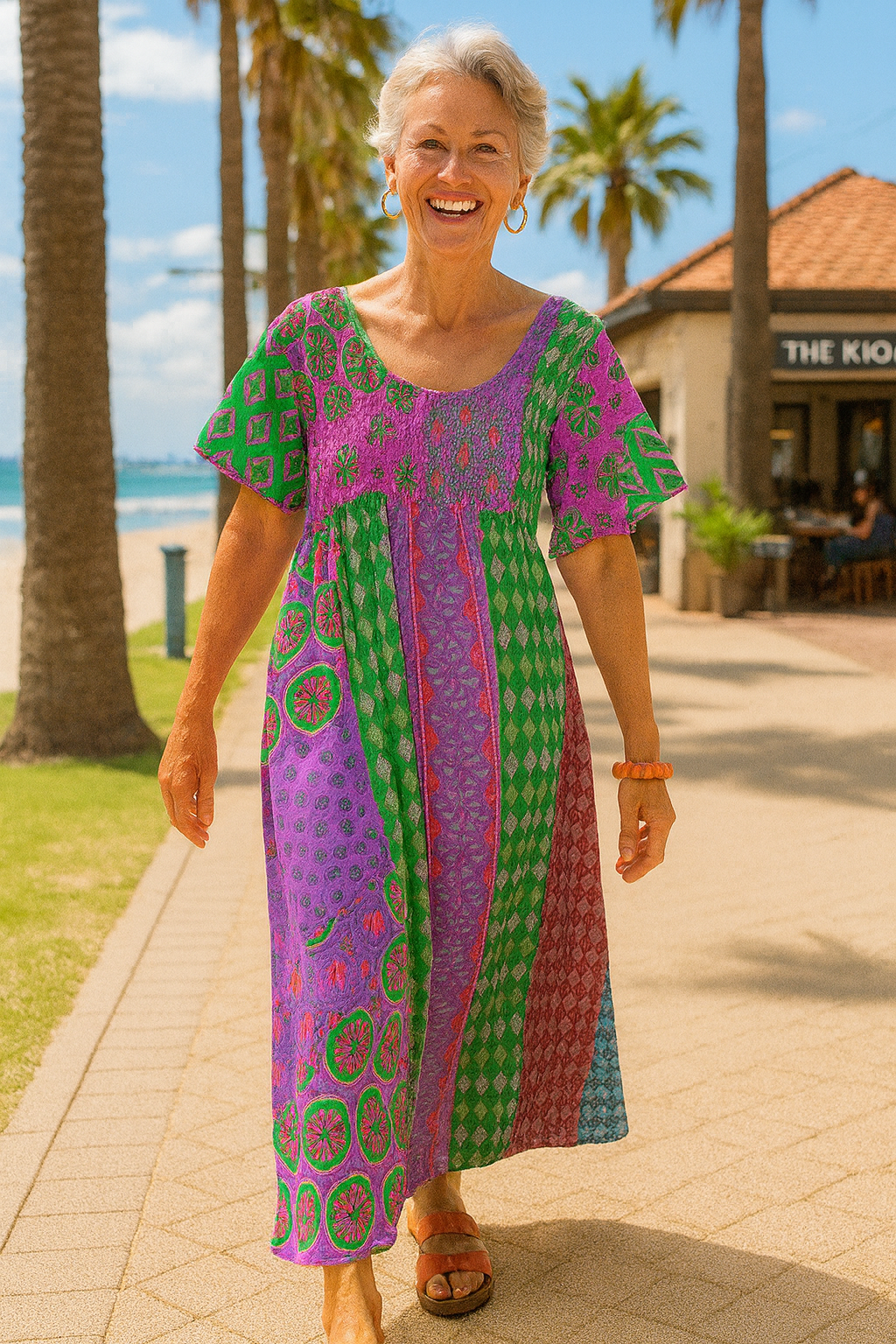 Althea™ | Comfort Maxi Dress – Flattering Ease for Every Day