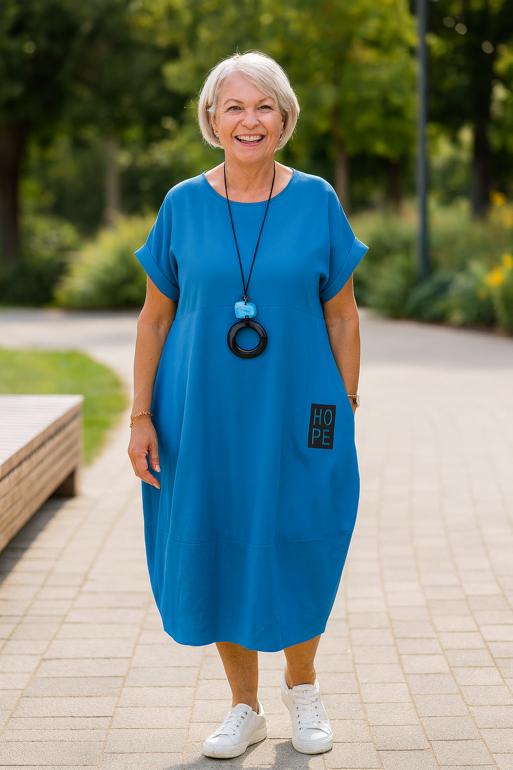 Cerynna™ | Comfortable Pocket Dress – Effortless Style, Everyday Ease