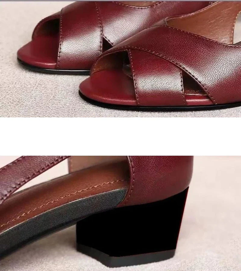 Junia™ | Comfortable Vintage Low-Heeled Shoes