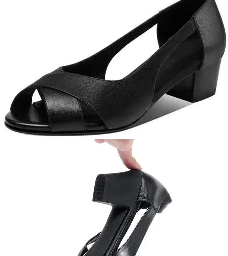 Junia™ | Comfortable Vintage Low-Heeled Shoes