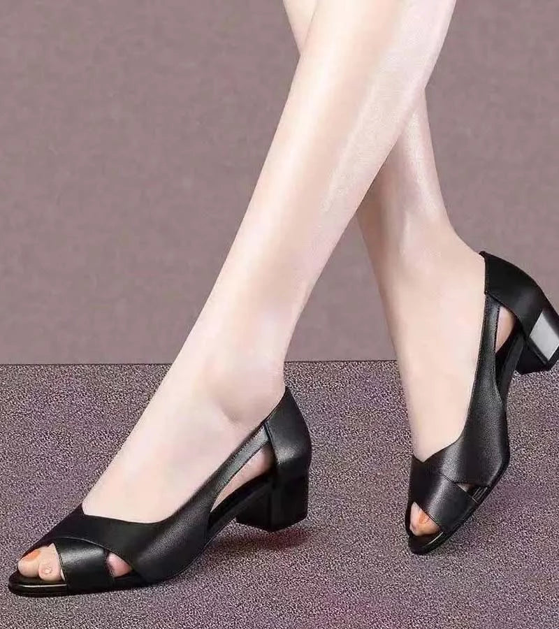 Junia™ | Comfortable Vintage Low-Heeled Shoes