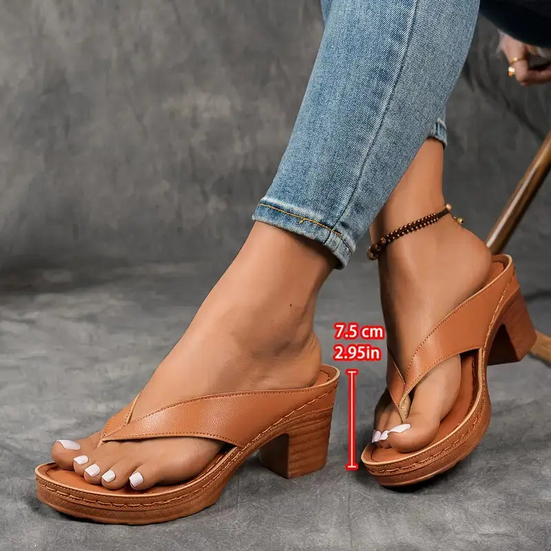 Aurelia™ | Ultra Comfortable Chunky Heel Sandals