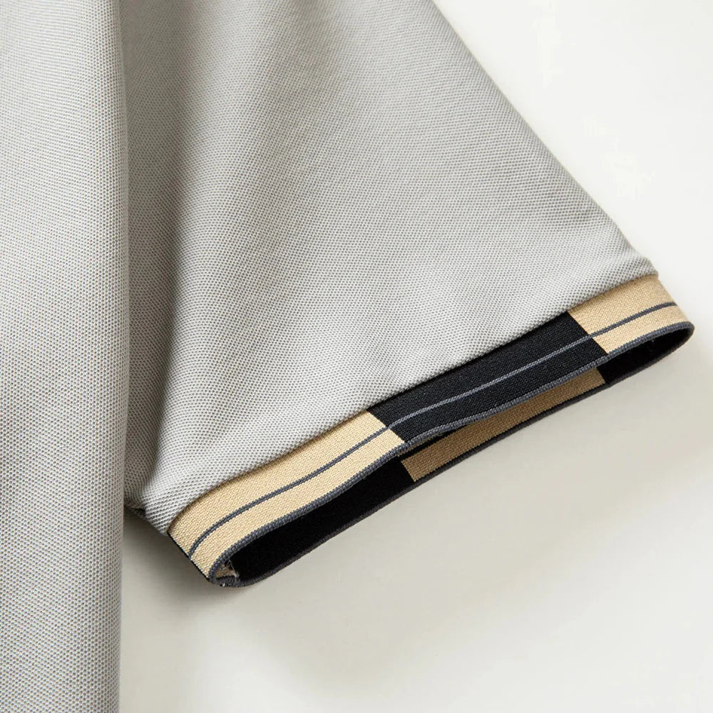 Van Der Waal™ | Polo shirt with contrasting finishes