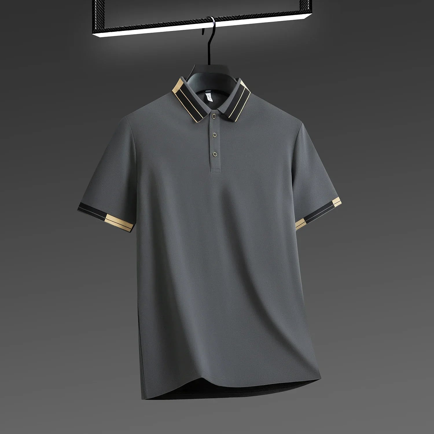 Van Der Waal™ | Polo shirt with contrasting finishes