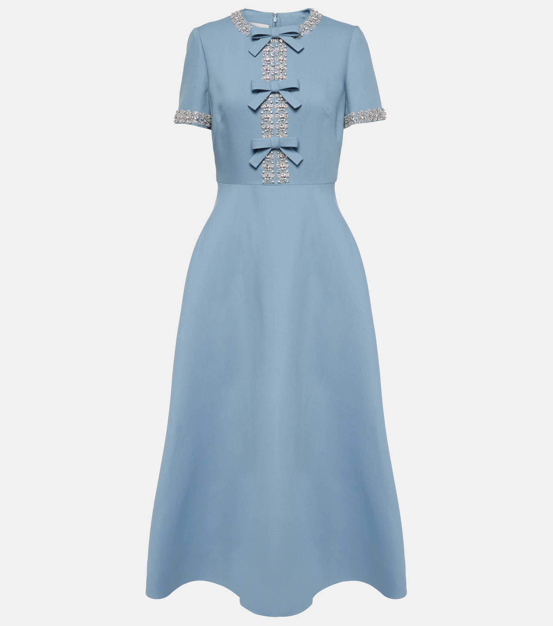 Beverly™ | Women's Flared Dress with Bows and Beads