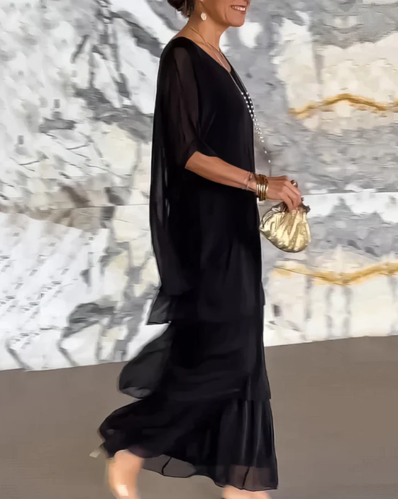 Juliette™ | Elegant Tummy Covering Maxi Dress