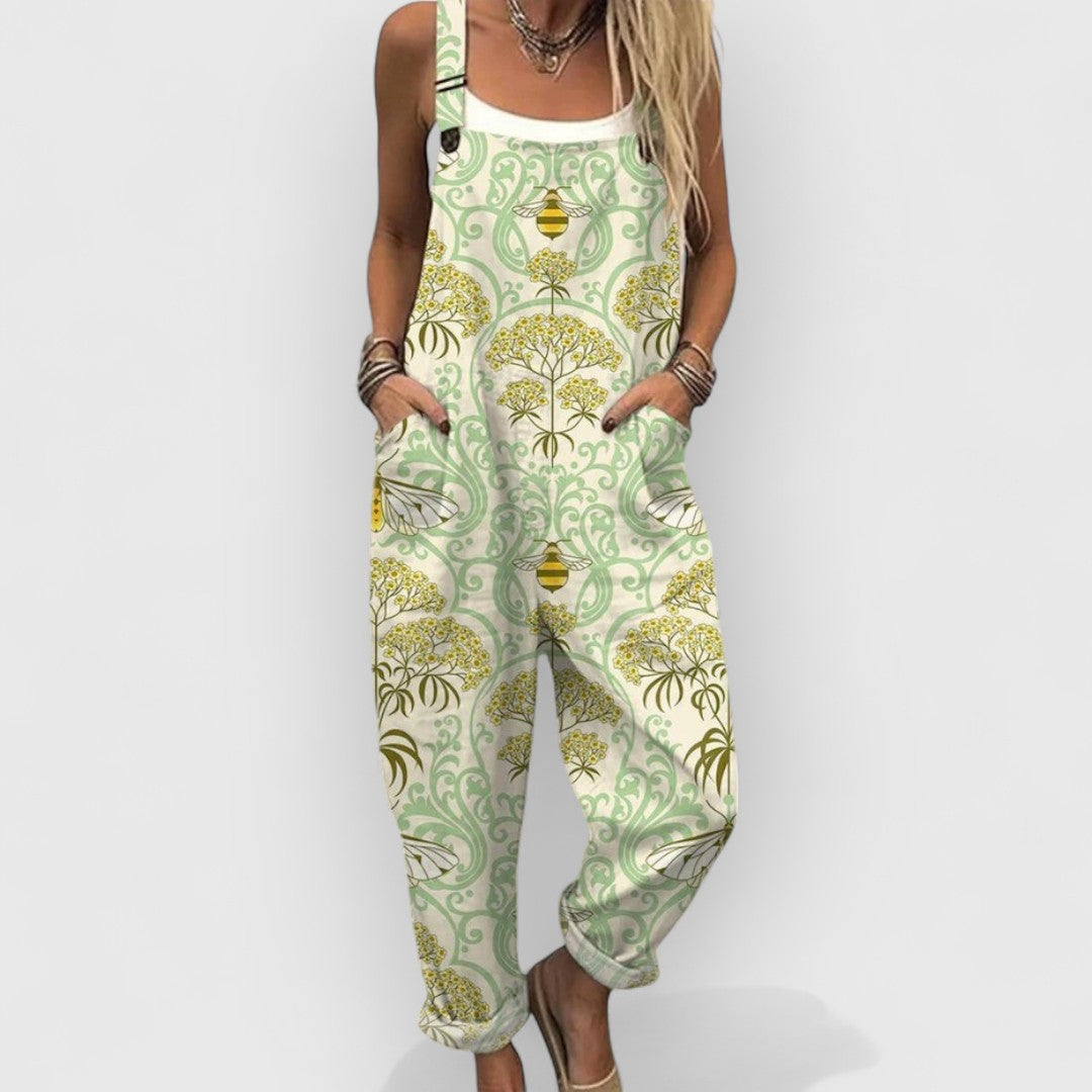 Poppy™ | Vintage Floral Jumpsuit
