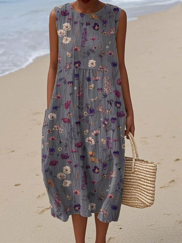 Gwen™ | Floral Midi Dress