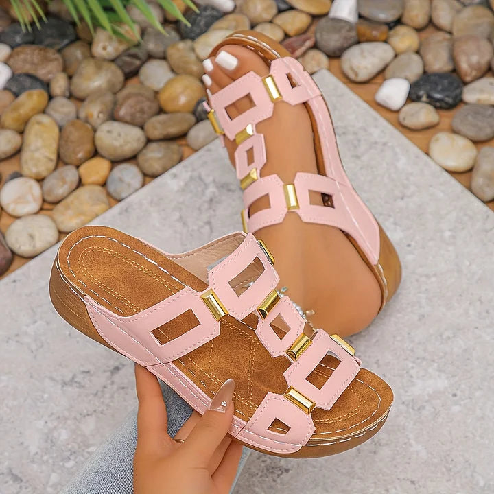 Valeria™ | Elegant Orthopedic Sandals – Absolute Comfort & Modern Style
