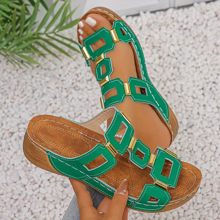 Valeria™ | Elegant Orthopedic Sandals – Absolute Comfort & Modern Style