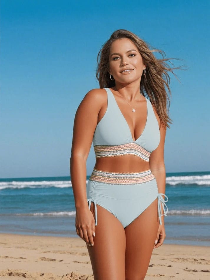 Linda™ | Elegant High Waisted Sculpting Bikini