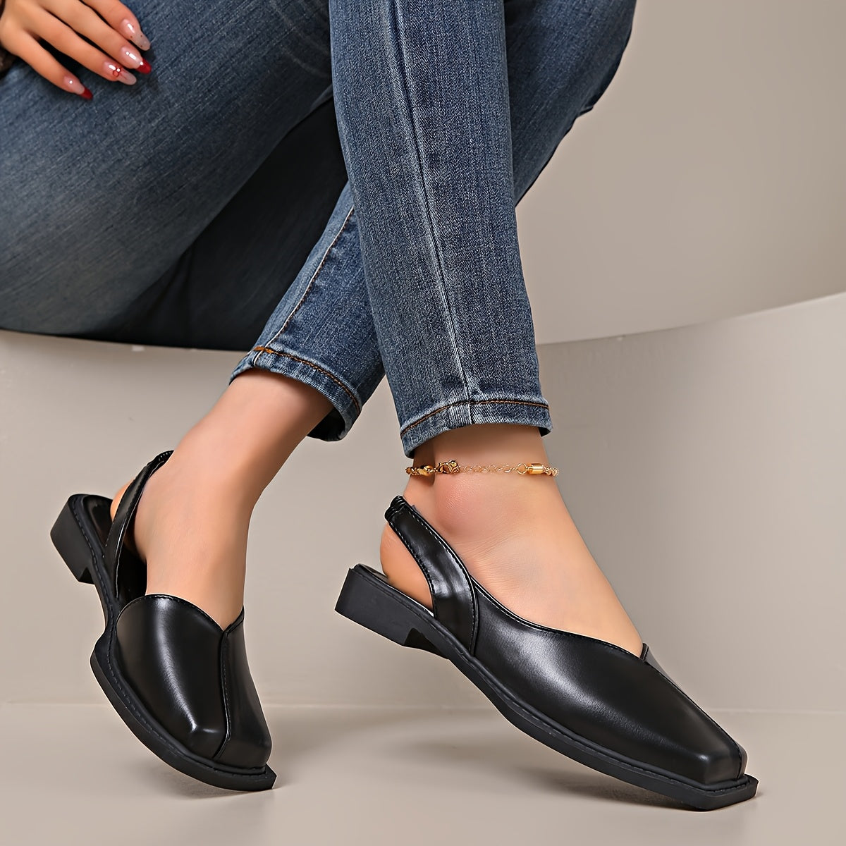 Lina™ | Soft-Step Slingback Flats