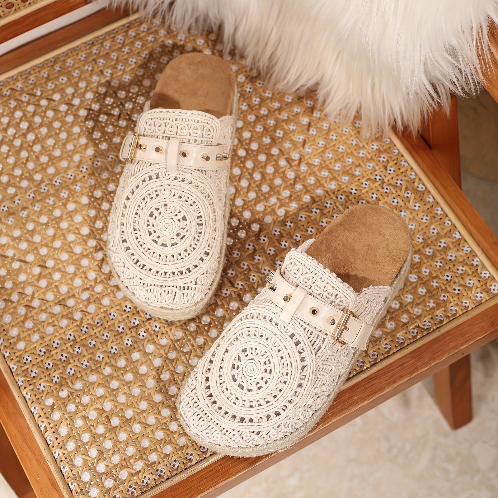 Solene™ | Crochet Boho Mules
