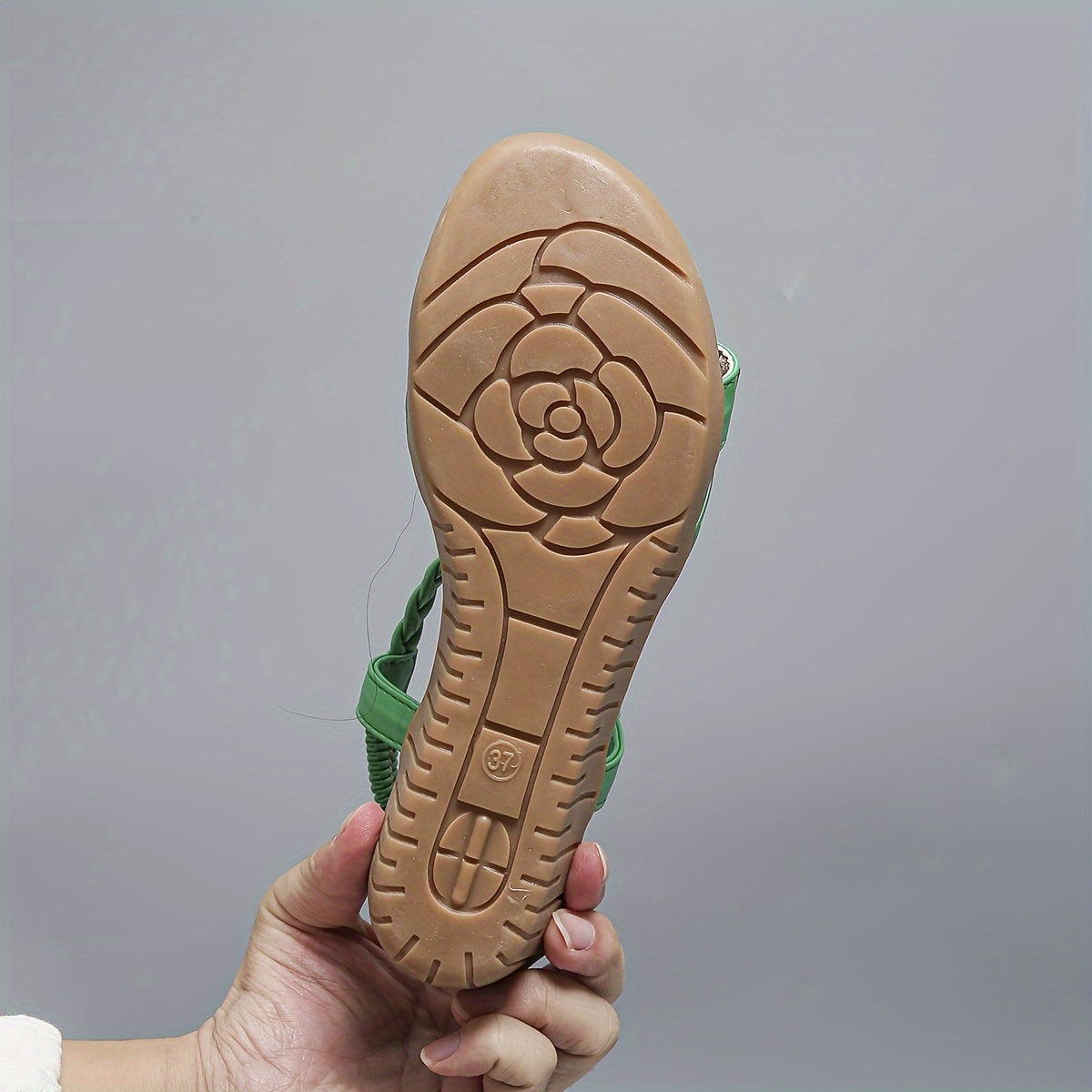 Elara™ | Crystal Braided Sandals