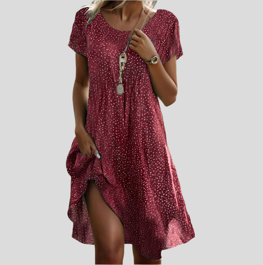 Liora™ | Boho Summer Dress with Romantic Details