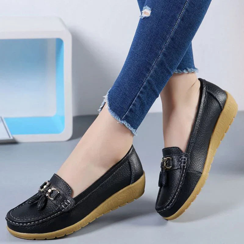 Nomi™ | Breathable Leather Loafers