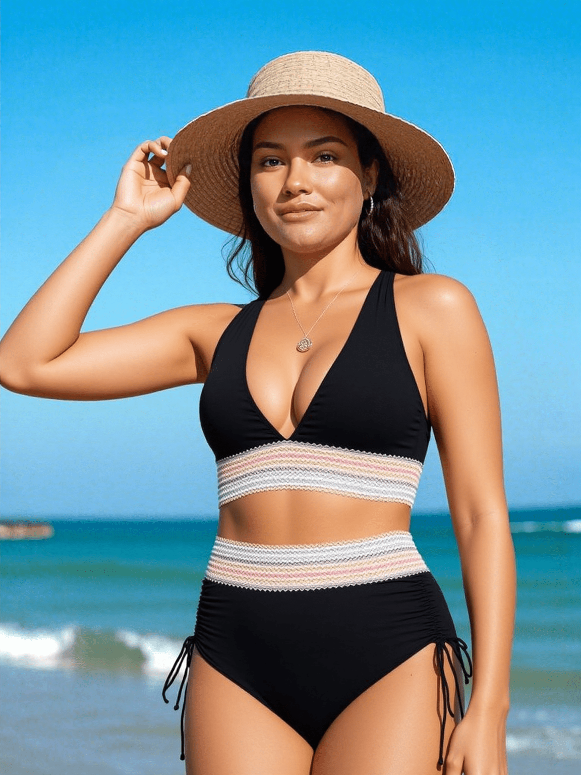 Linda™ | Elegant High Waisted Sculpting Bikini