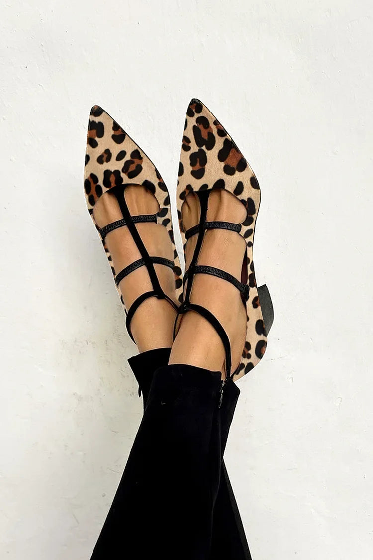 Grace™ | Chic Leopard Ballet Heels
