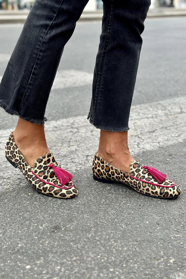 Lucy™ | Chic Animal Print Loafer
