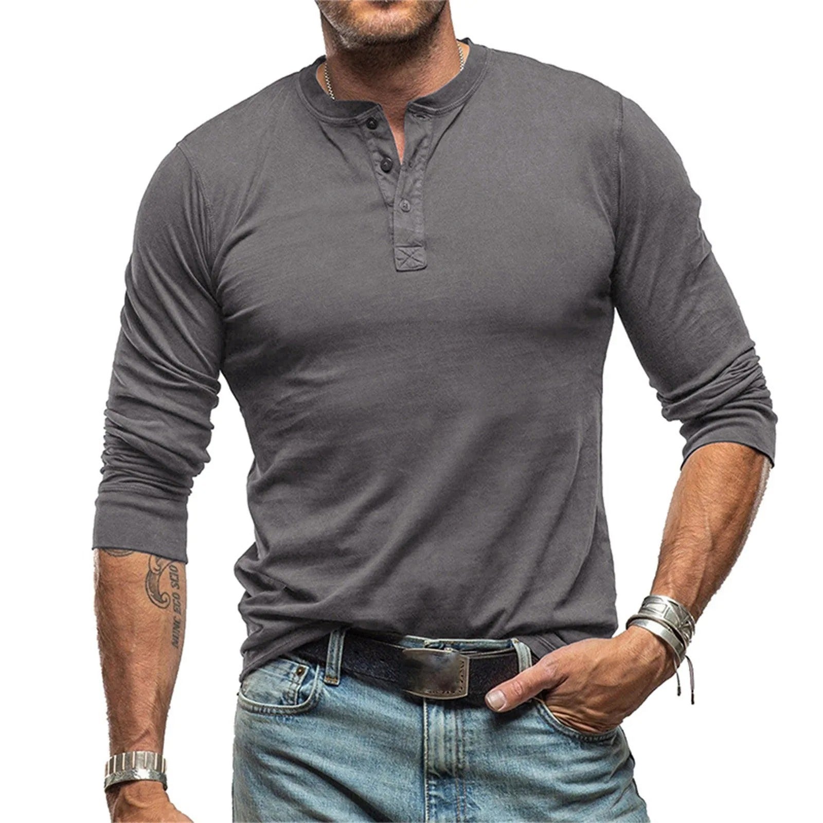 Marijn™ | Vintage Long Sleeve Shirt