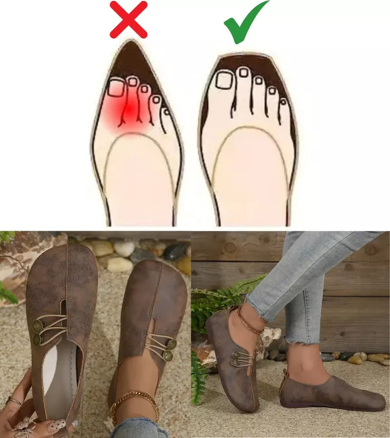 Leonora™ | Elegant and Comfortable Leather Shoes