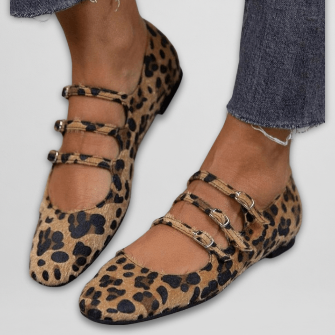 Elina™ | Animal Print Ballet Flats