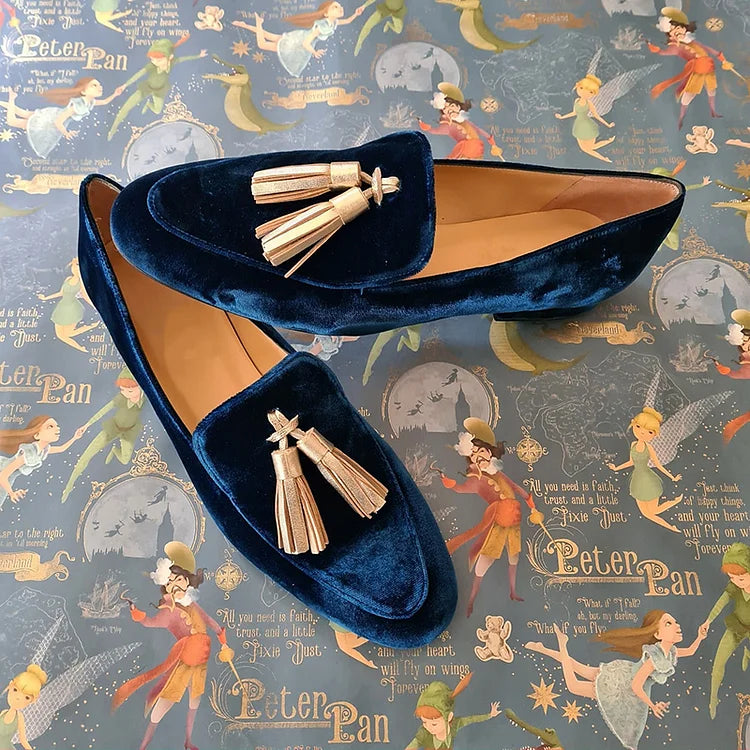 Tui™ | Midnight Loafers with Tassels