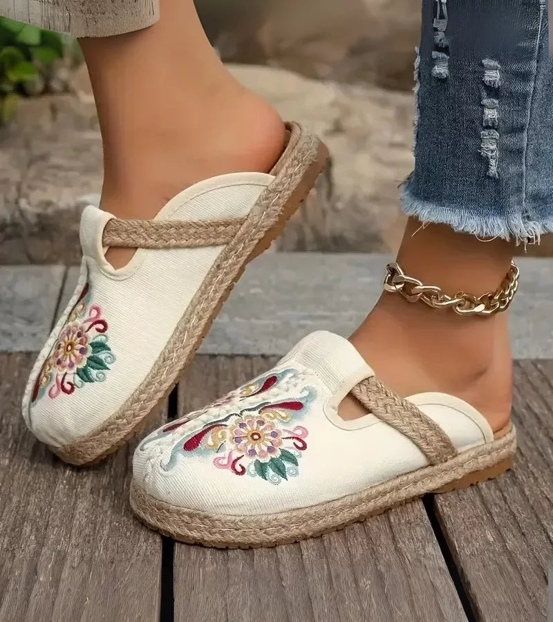 Flora™ | Ultra-Light Embroidered Sandals