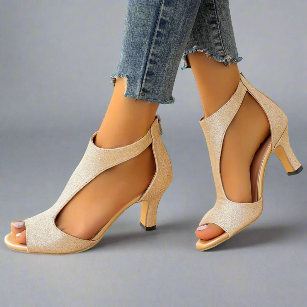 Eliza™ | Elegant and Comfortable Heeled Sandals