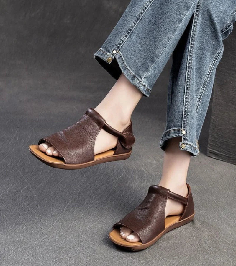 Marcella™ | Vintage Flat Sandals for Every Occasion