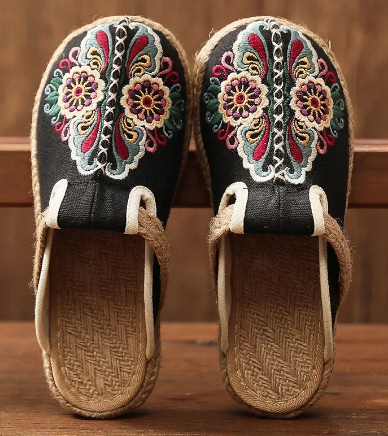 Flora™ | Ultra-Light Embroidered Sandals